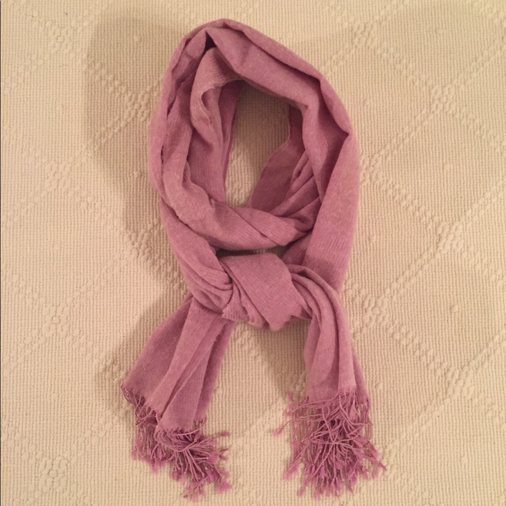 Pink/lavender shawl from India 38x18